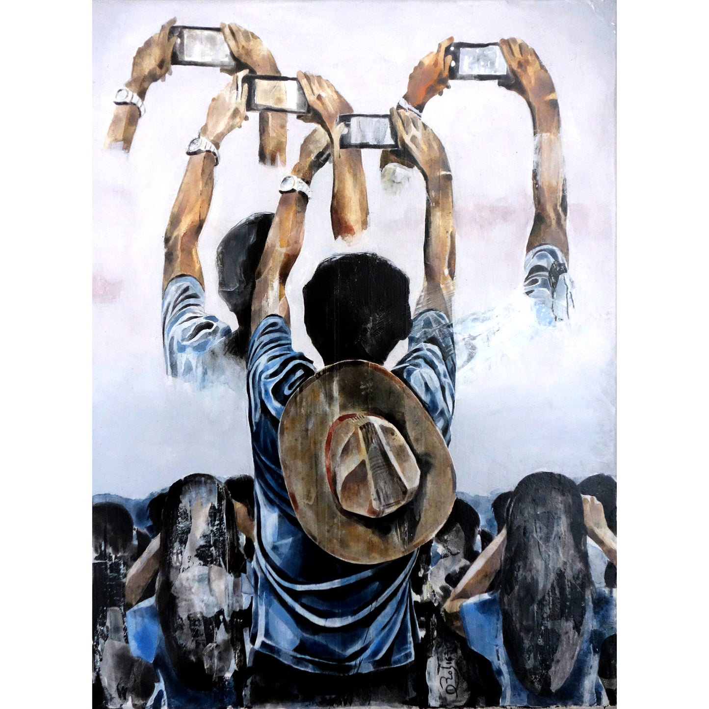 Le touriste (acrylique)