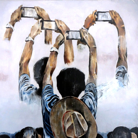 Le touriste (acrylique)